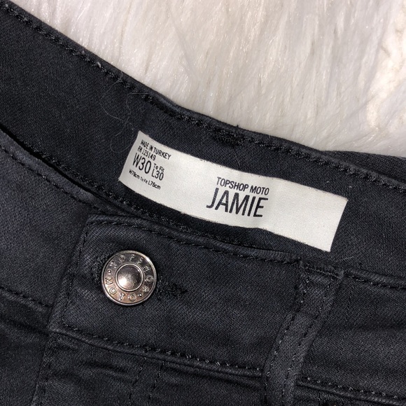 RARE TOPSHOP MOTO FISHNET JAIME JEANS - Picture 8 of 9